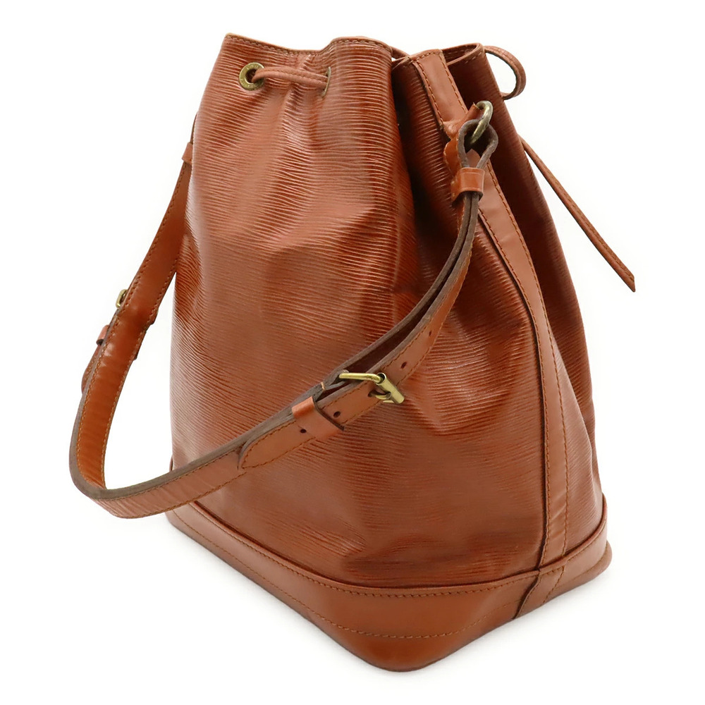 Louis Vuitton Hobo Leather Brown Kenya Bag Noe Shoulder Epi Drawstring Brown